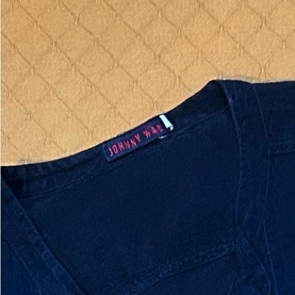 Johnny Was Embroidered BLACK Floral Pleat Longsleeve LARGE - Picture 4 of 5